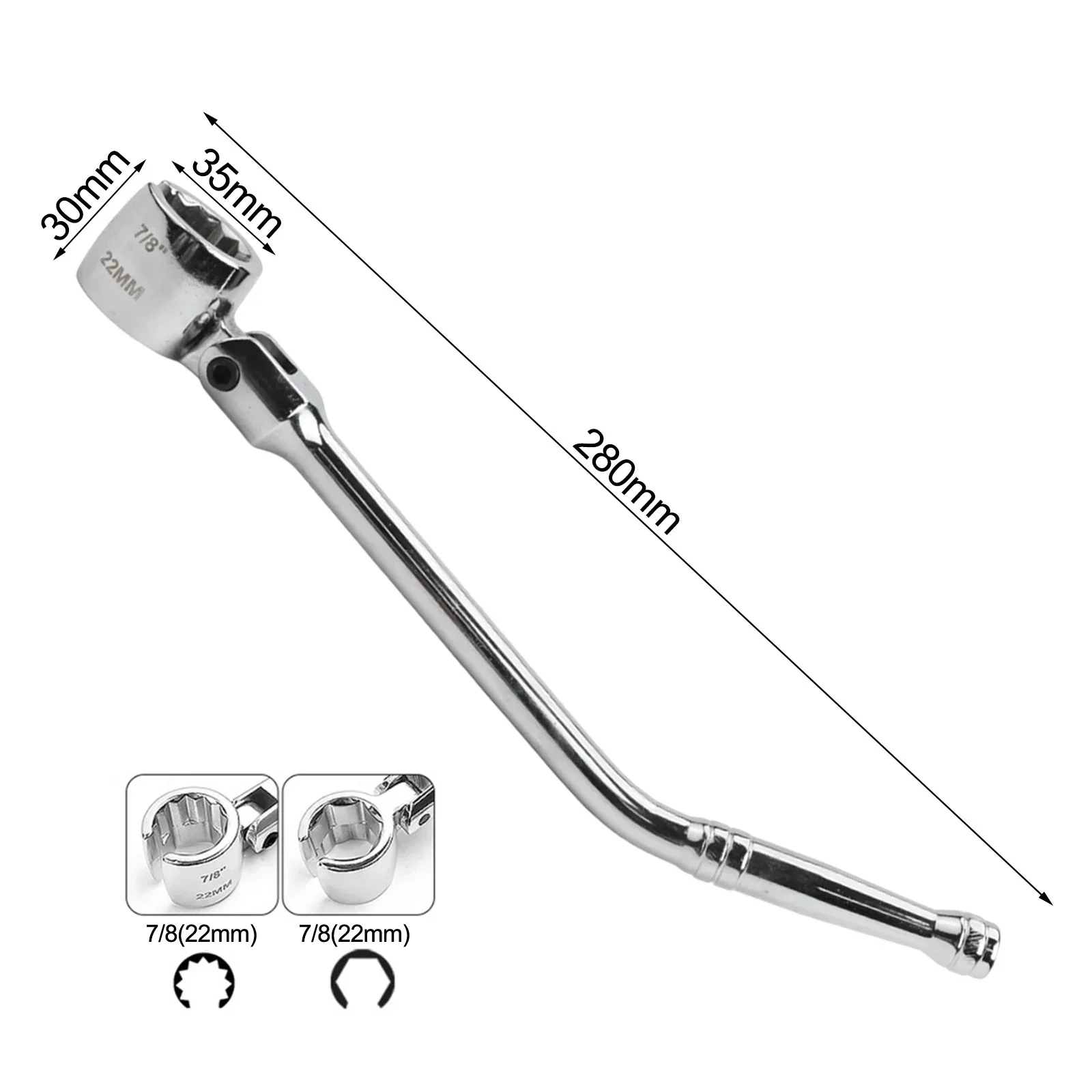 

Automotive Repair Disassembly Wrench Adjustable Angle Disassembly Tool Automotive Tool Ergonomic Handle Installation Tool