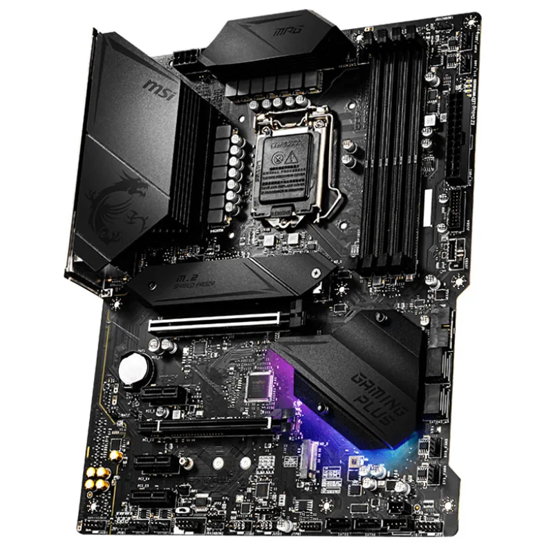 اللوحة الأم MSI Z490 GAMING PLUS LGA 1200 Intel Z490 SATA 6 جيجابايت/ثانية ATX Intel