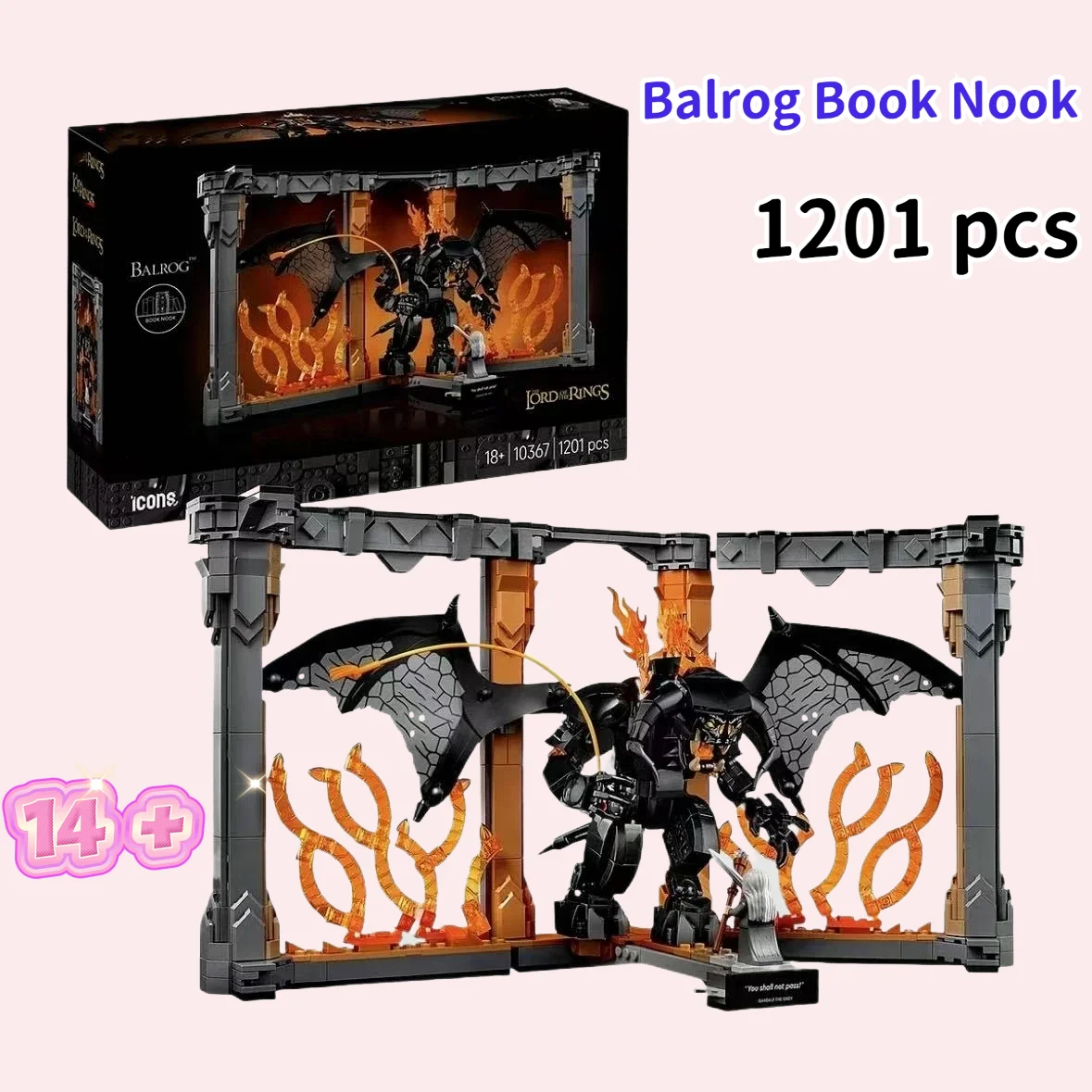 

2025 Балагуро, книжный уголок, модель, строительные блоки, креативные кирпичи, игрушки для детей и взрослых, подарки на день рождения, Рождество