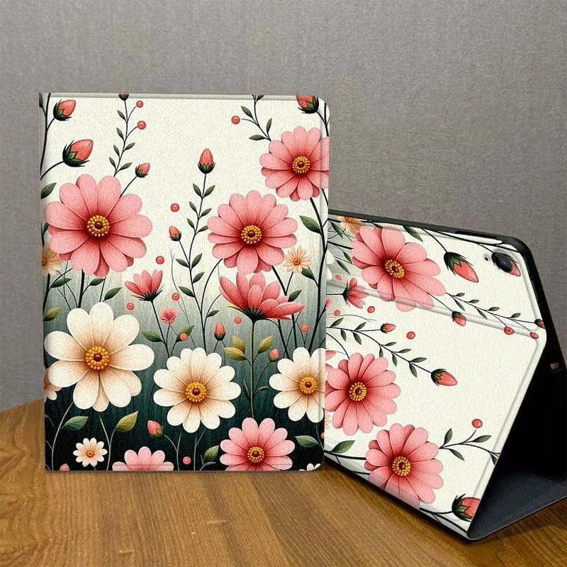 

Art Flower Beautiful For Samsung Galaxy Tab S11 A11 A9 A8 S6 A 10.1 A7 10.4 Plus 2025 2023 2022 Tablet Case