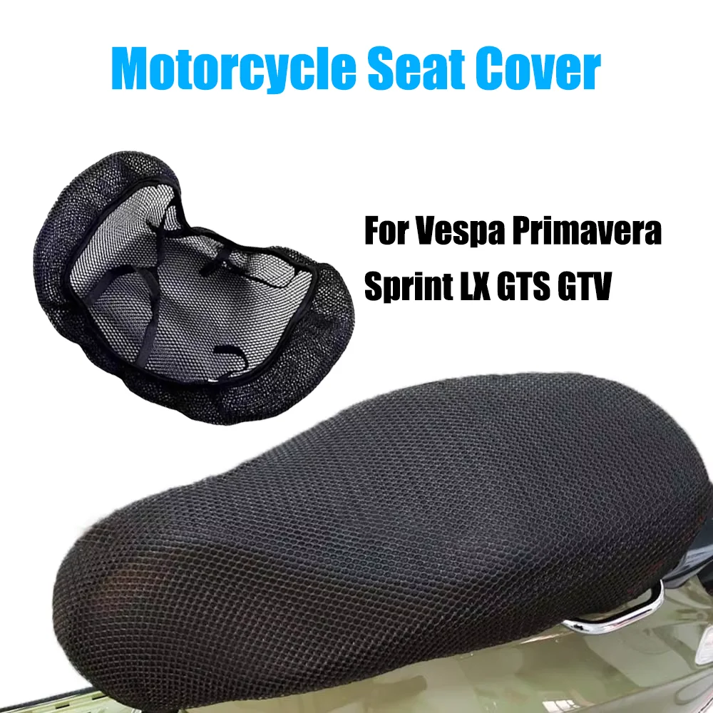 

For VESPA Primavera Sprint LX GTS GTV Vespa Motorcycle Seat Cover Non-Slip Breathable Waterproof Dustproof Nylon Seat Cushion