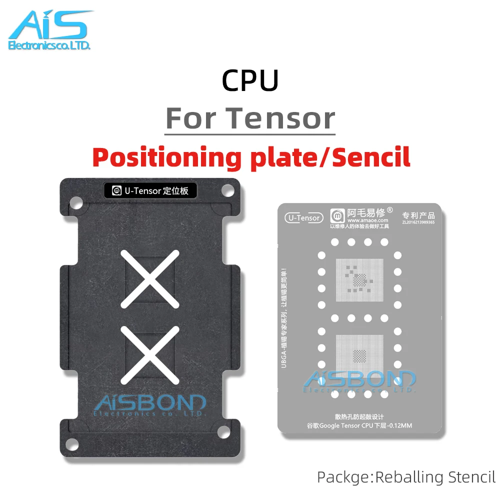 BGA Reballing Stencil Template Station For Google Pixel 6 Pro Pixel6 Tensor G1 CPU Positioning Plate Plant tin net Steel mesh
