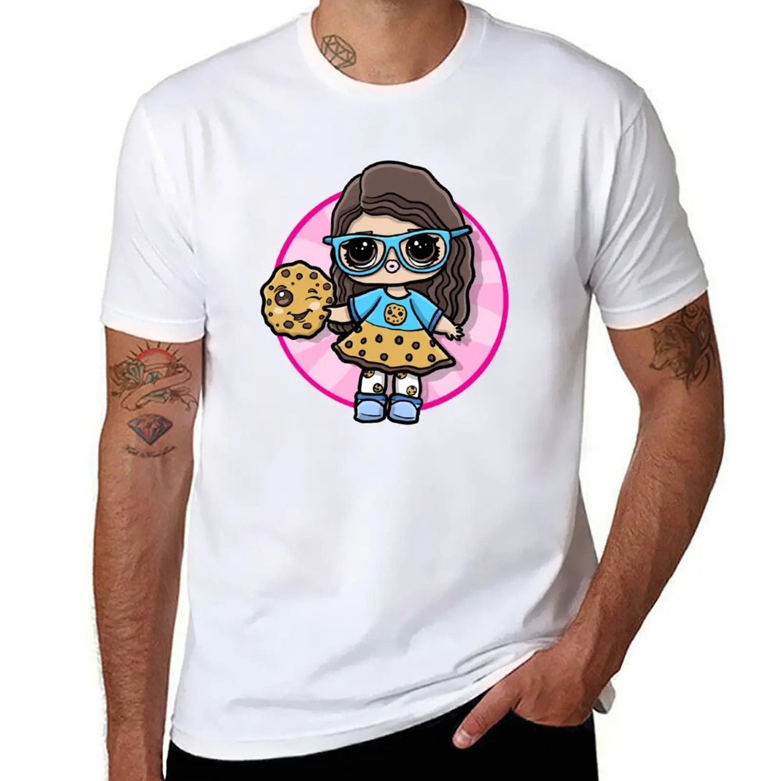 

Cookie Girl T-Shirt man t shirt cotton high quality t shirt for man T-Shirt
