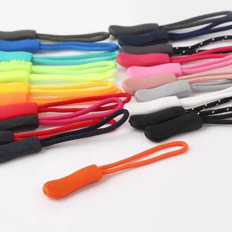 28pcs Backpack Zipper Pulls Rope Tag Replacement Clip Broken Buckle For Tent Zipper Pulls Cord Ends Strap Zips Bags Clip Buckles