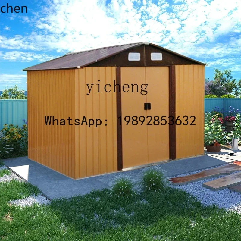 PYH Storage Cabinet Simple Room Storage Garden Tool Room Terrace House Simple