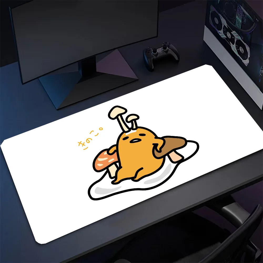 Cute Cartoon Gudetama Non-slip Mouse Pad Suitable For Office Computers Laptops E-sports Game Desk Mats XXL Keyboard