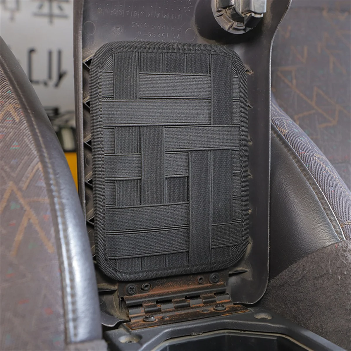 Center Console Organizer Storage for Jeep Wrangler TJ 1997-2006 Accessories Armrest Webbing Molle Panel