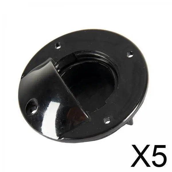 

Boat Drain Plug Black Durable Plastic Scupper Stopper Marine Hardware for Kayak Raft Accessories