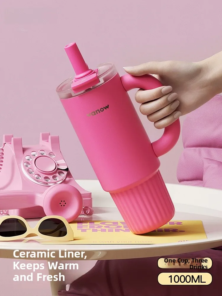 

Vanow 2026 New High Aesthetic Large Capaci Insulated Water Bottle St Lid Car Ice King Portable Durable Stainl Steel Cup