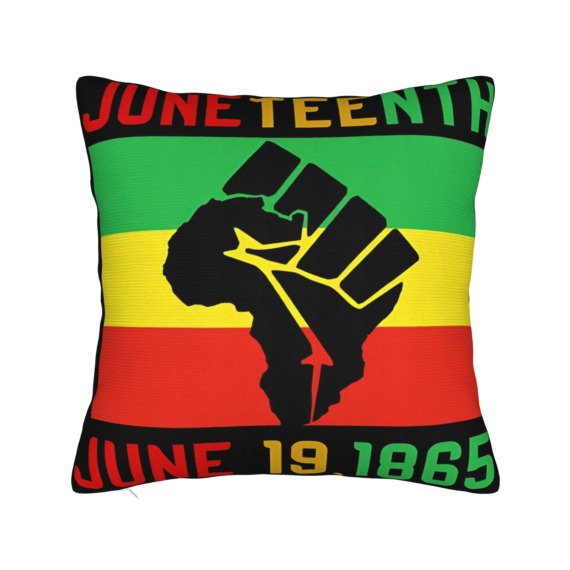 Liberation Commemoration- Juneteenth Jubilee Pillow Covers Printing Cushion Cover Decorative Pillow Case Cover Seater Multi-Size