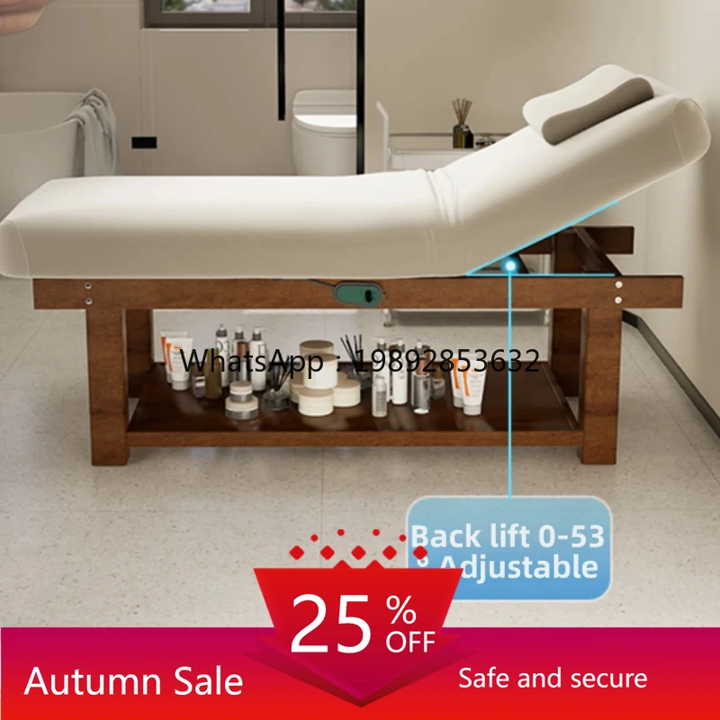 

Solid Wood Massage Bed Latex Eyelash Bed Spa Tattoo Embroidery