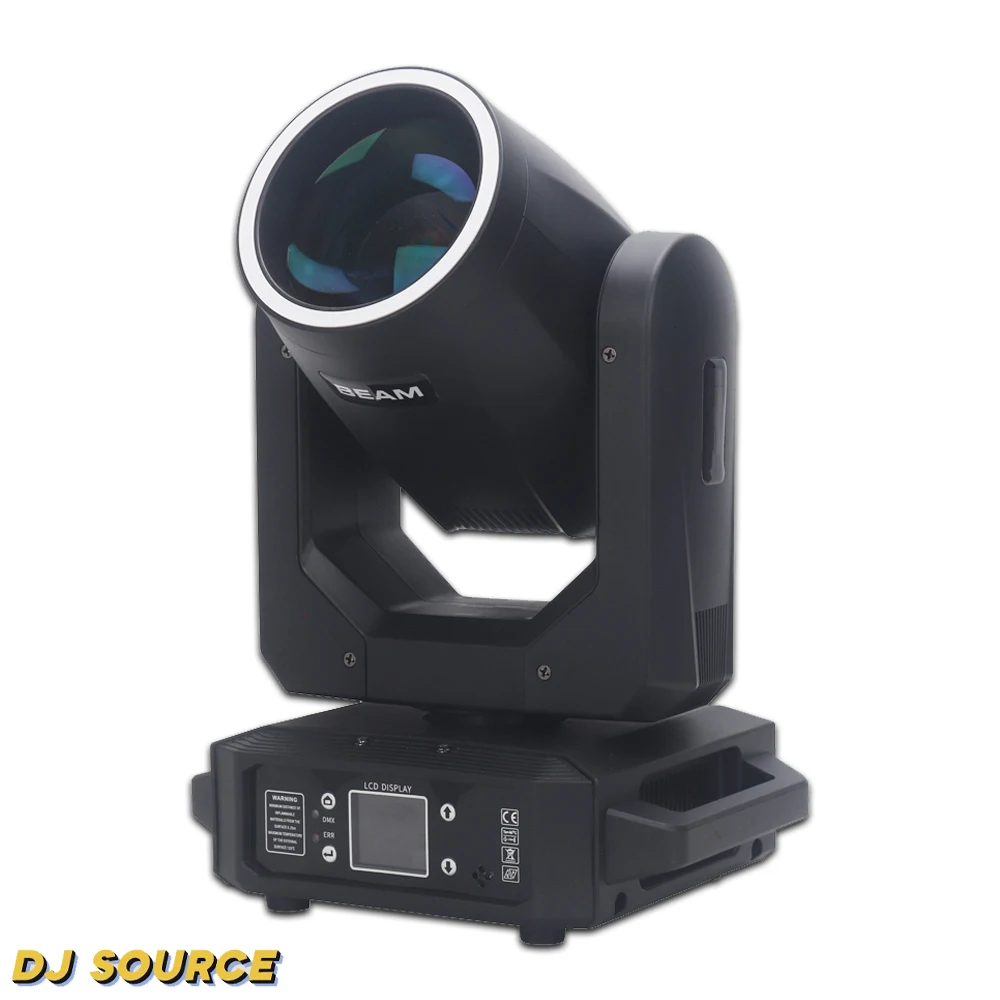 2Pcs/lot New 200W Beam Spot LED Moving Head Light 18 Rotating Prisms Rainbow Effect DMX Dj Stage Light Effect Light Disco Party