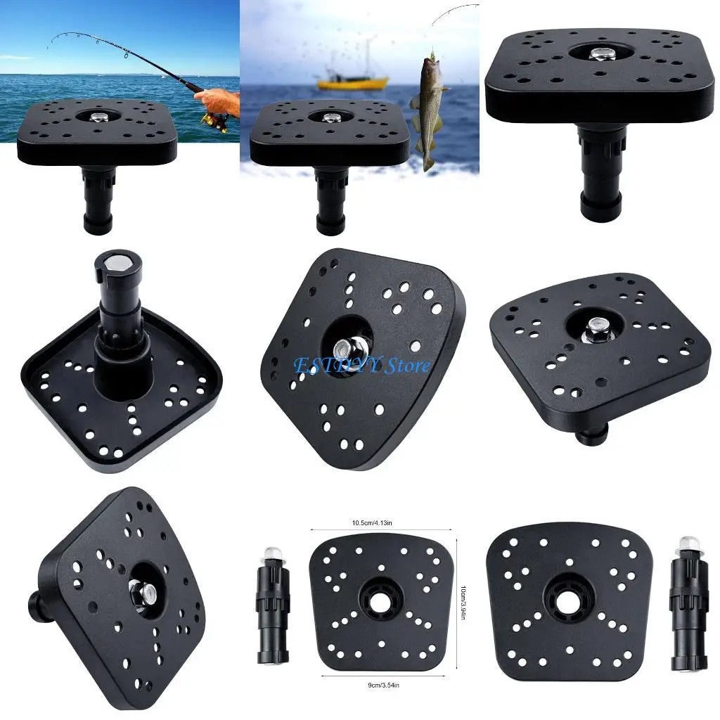 

G6DE 360 Degree Adjustable Fish Finder Mount Base Fish Finder Mount Bracket Fish Finder Mount Plate Marine Electronic Mount