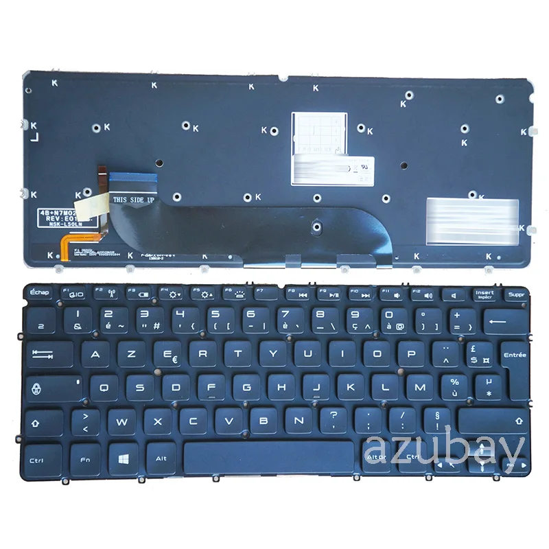 Backlit Keyboard for Dell XPS 12 XPS 13 9Q23 L221X 9Q33 9Q34, 13 9333 L321X L322X 0MXR46 0654FY 0W48JF SW NE RU FR QWERTY AZERTY