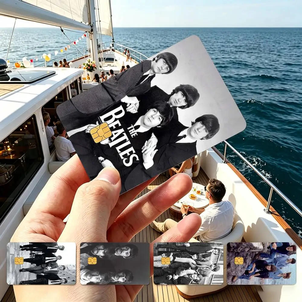 Band The B-BeaTLES-S Credit Card HD Stickers Small Chip Waterproof Sticker Game Card Decal Gift