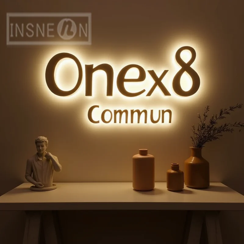 Custom Made 3D Illuminated LED Metal Sign For Business Storefront Outdoor Waterproof Backlit Advertising Display