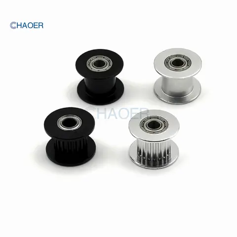 2GT 20-tänders spännrulle, borrning 3/4/5/6/8 mm, för GT2, öppen rembredd 6/9/10/15 mm, lagerjustering, styrhjul, synkront hjul 10 best sales remspännare - №10