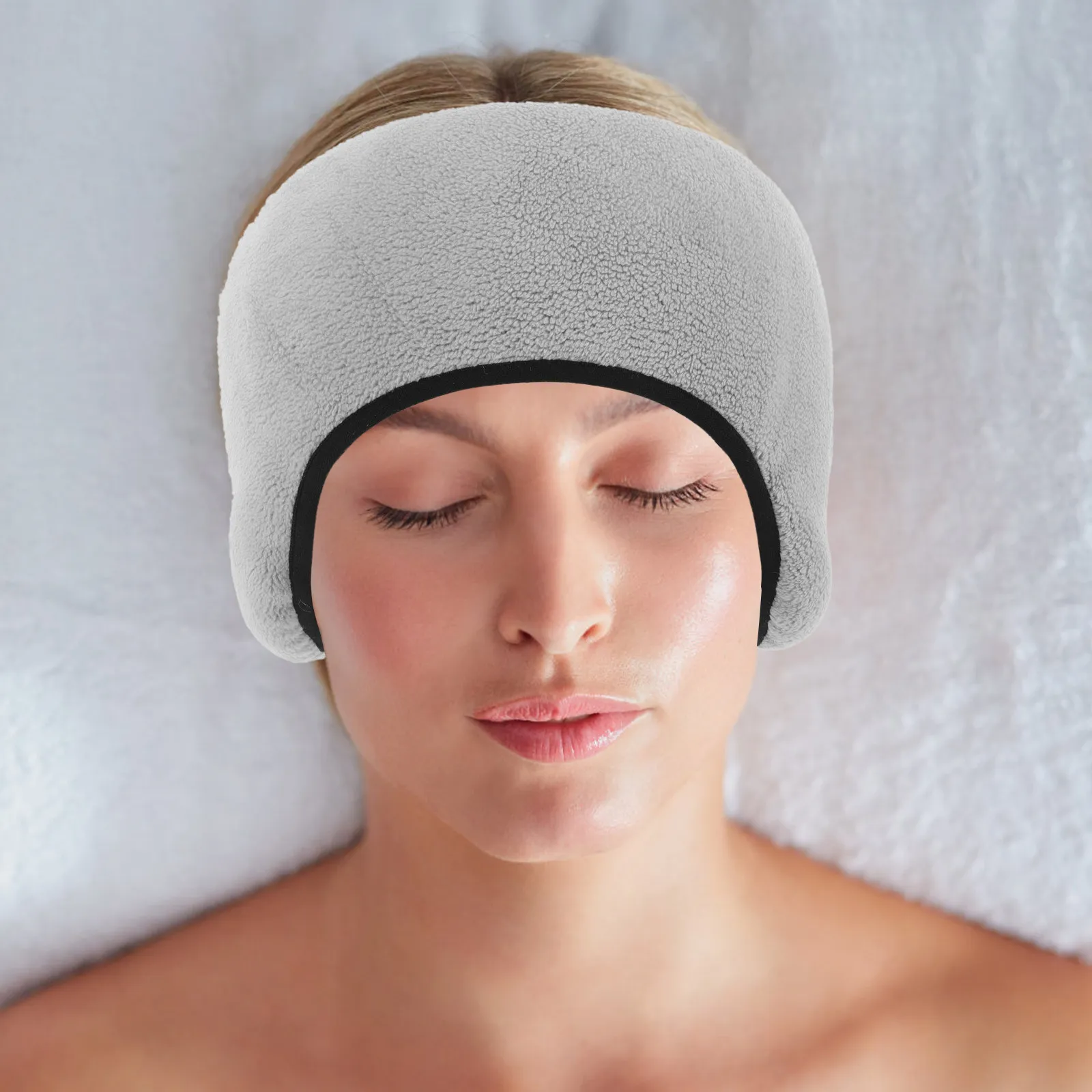 Sleeping Ear Muffs for Women Men Windproof Soundproof Noise Cancelling Light Blocking Warm Ear Protection Headband for Office