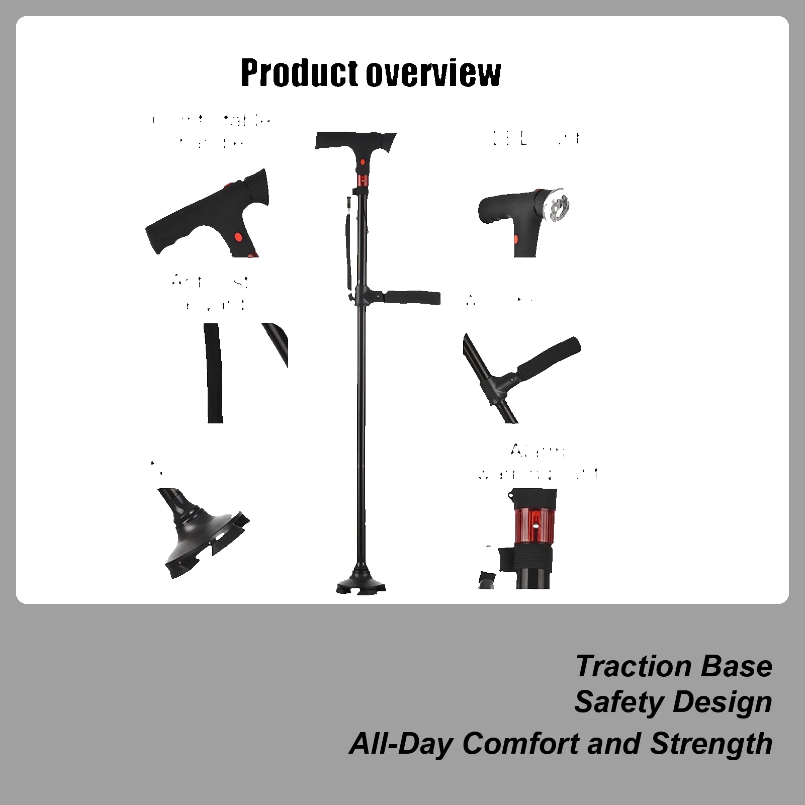 

Walking Cane For Men Walking Sticks For Seniors Leg Injuries Standing Trekking Pole For Blind Visually Impaired Hiking Elderly