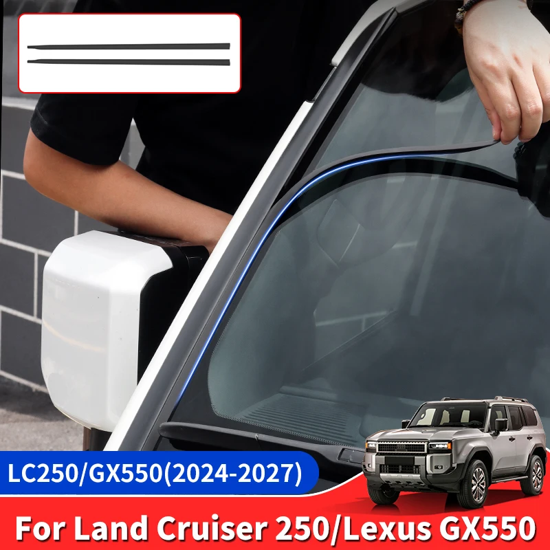For Toyota 2024-2027 Land Cruiser Prado 250 LC250 Lexus GX550 550 Windshield Silicone Seal Dustproof Noise Reduction Accessories