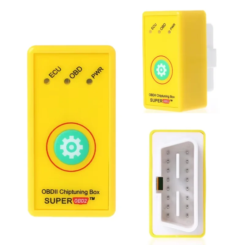 Super Nitro Plug and Play Fault Diagnosis Instrument Optimize King Yellow OBD 2 Interface Upgrade Reset Function ECU Chip