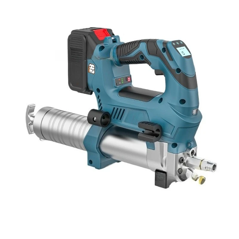 New electric butter gun lithium battery excavator special 24v high pressure oil injection automatic manual caterpillar artifact