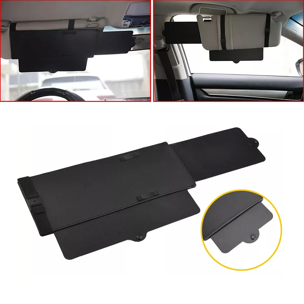 

Car Sun Visor Extender Sunshade Extension Board Shield Blocker Front Side Window Shade Anti Glare for Car Interior Accessories