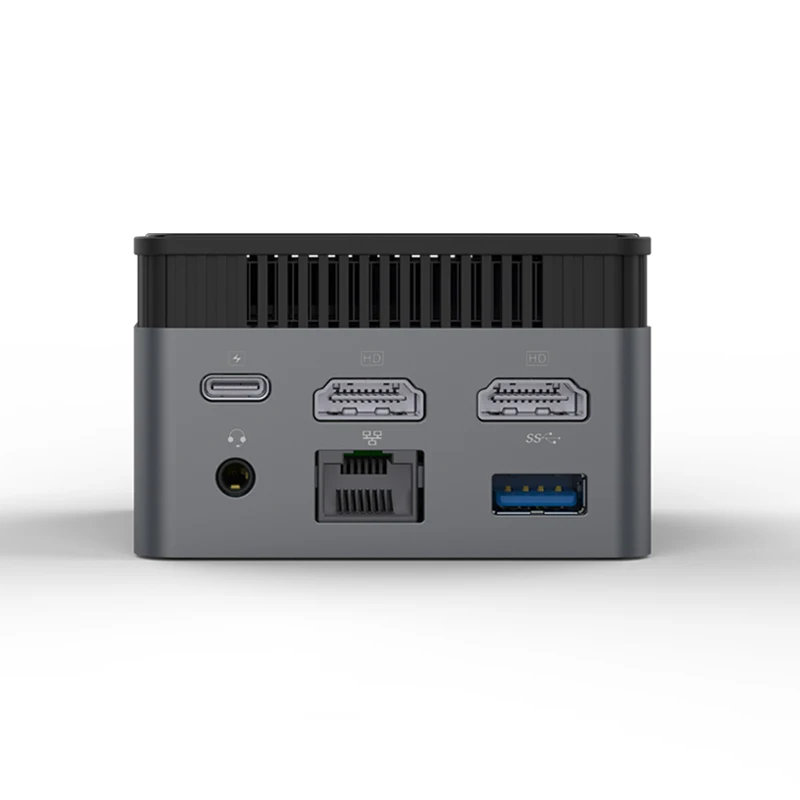 Helorpc Pocket Mini PC Inter 12. n100 12GB lpddr5 Unterstützung Windows 10/11 Linux mit 2xhdmi 3xusb 3.0 1xtype-c tragbaren Computer