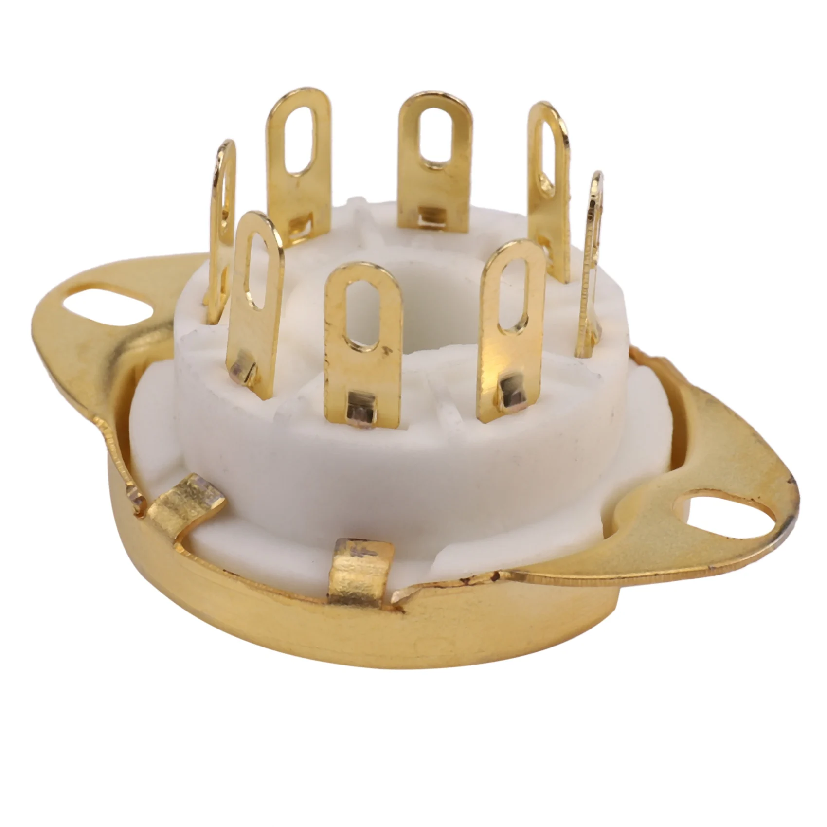 AD41-4PC 8 دبوس السيراميك المقبس صديرية دائرية فراغ قيمة أوكتال ل KT88 EL34 6V6 6650