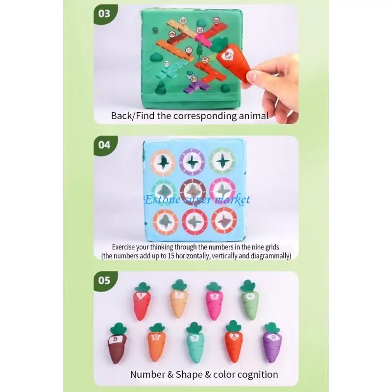 090B APPRENDIMENTO PAETTORE PER GIOCHI PLUSH PLUSH PLUSH CARROT GAME