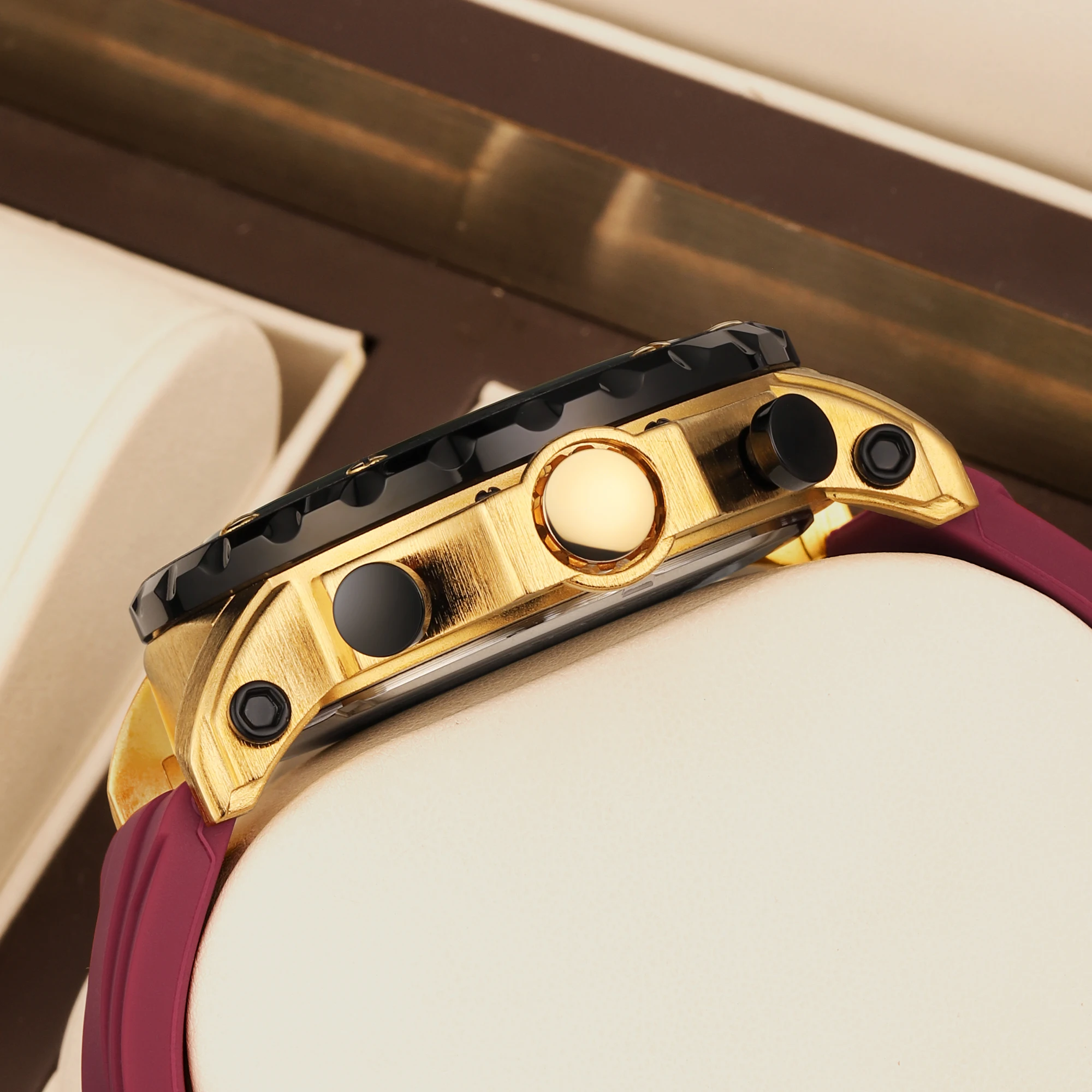 Zegarek męski YaLaLuSi z dużą  – Leather Watch Band Men recenzja i cena