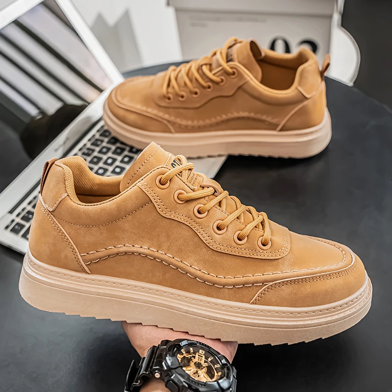 

2025 New Men's Board Shoes,sneakers,skate shoes,Casual Shoes Outdoor Non-Slip Cushioned Lightweight Daily Wear Travel Elegant