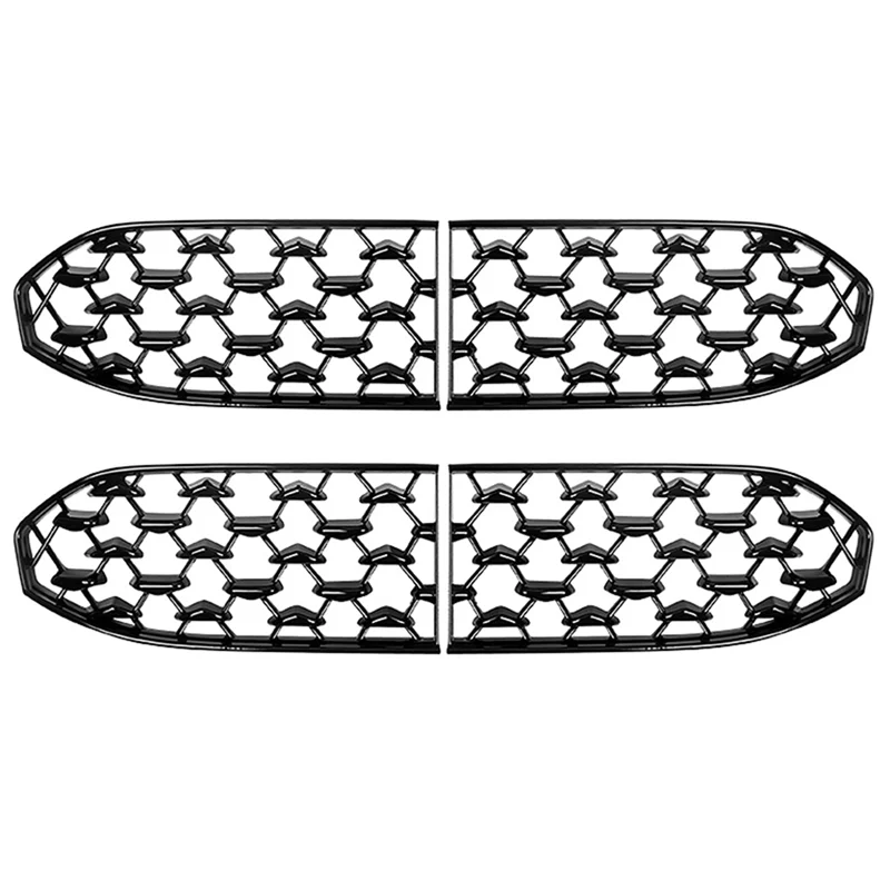 ABGR-2X سيارة الجبهة أسفل الأوسط صافي الديكور الوفير شبكات سفلية واقية غطاء حامل لمازدا CX 30 CX-30 2020 2021