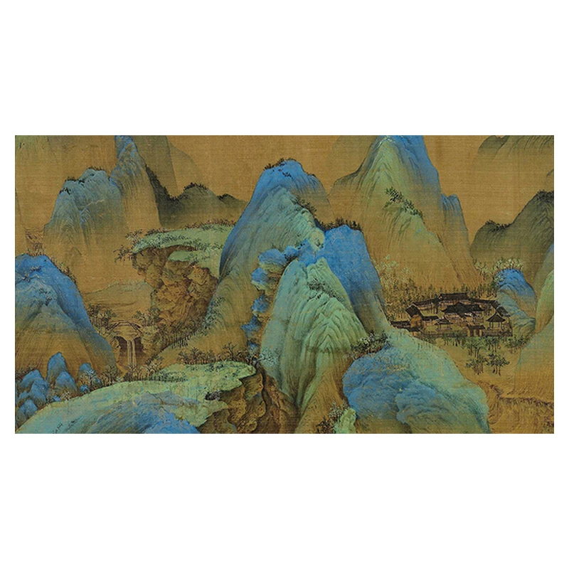 Professional Painting Line Draft Traditional Chinese Painting paper Landscape Line Drawing Colorful Picture Practicing Draft