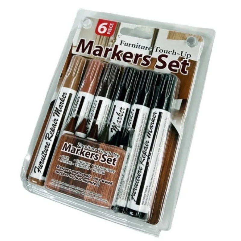 

Furniture Repair Pen Markers Remover Wood Scratches Restore Kit Scratch Filler Paint Wooden Cabinet Floors Tables Repair Tool