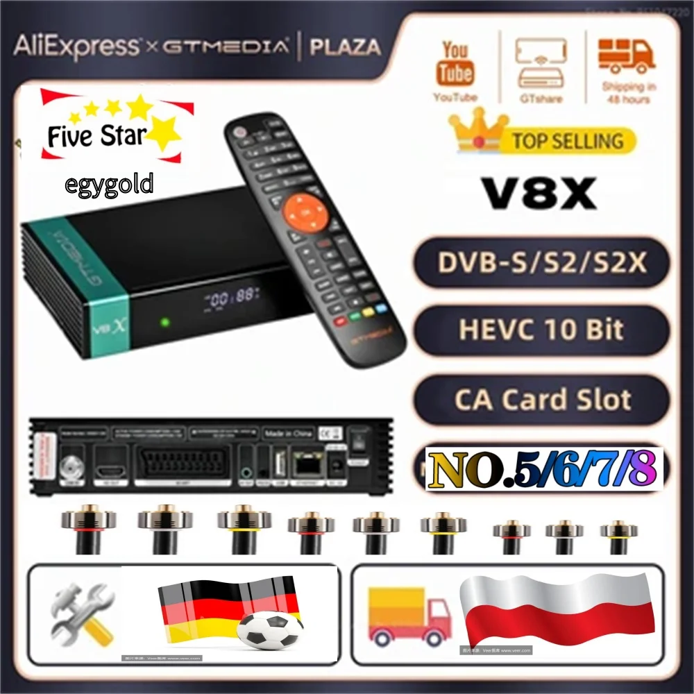 Gtmedia V9 Prime Full Hd Satellite Receiver Dvb-S2 Tv Decoder+Usb Wifi Upgrade Byv7S2X V7S Hd Clines Tv Receiver Sat Tv Box