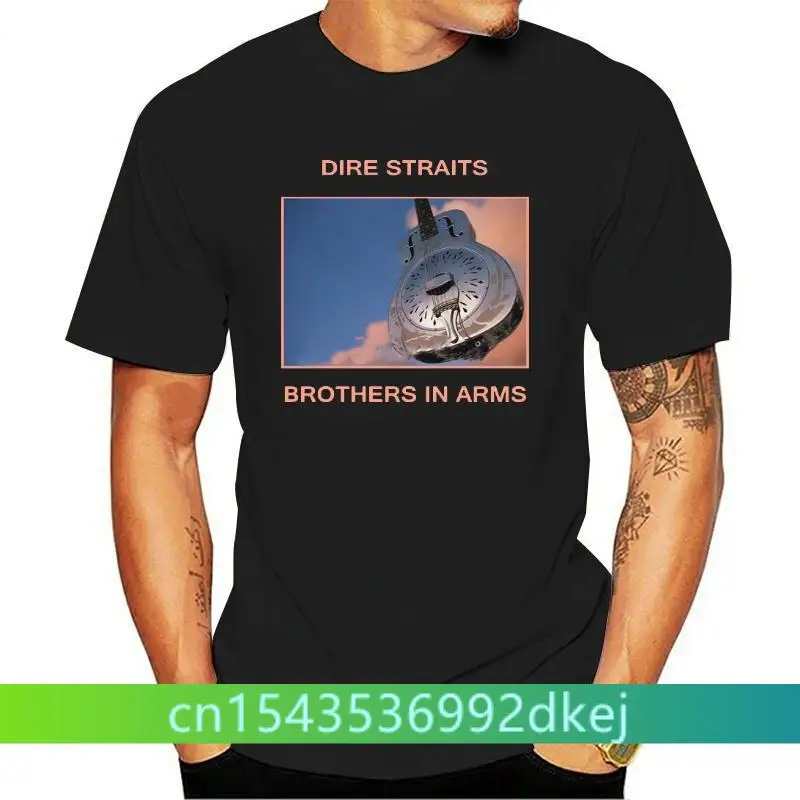 Dire Straits Brothers In Arms Movie Poster MenFunny T-Shirts Streetwear Fashion Tshirts Cool Logo T Shirt 100% Cotton