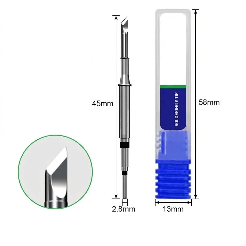 For Relife For RL C115 For Soldering Iron Replacement Tip 45mm Silver Metal Tip for IC and Circuit Board Repair