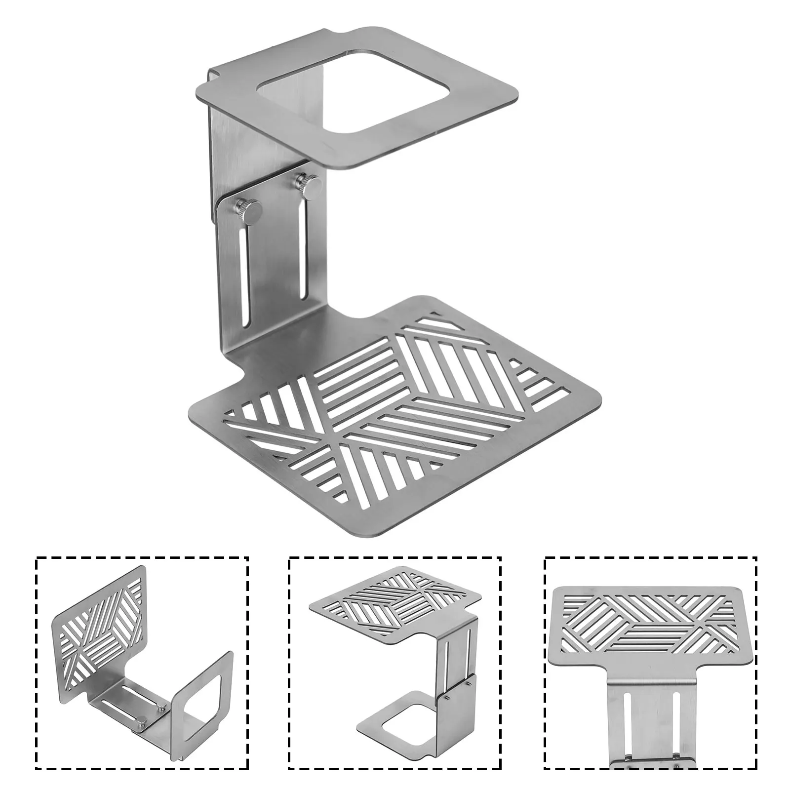 Compact and Lightweight Coffee Weighing Rack Stainless Steel Adjustable Suitable for All Coffee Machines at Home Coffee Shop Bar