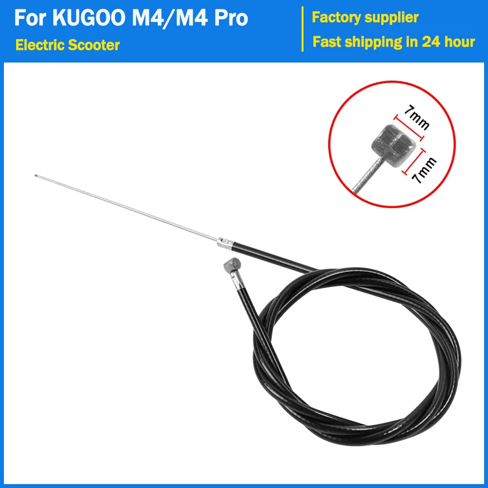 Electric Scooter Brake Cable Kickscooter for KUGOO M4/M4 Pro Front / Rear Wheel Brake Line Wire Replacement Scooter Accessories