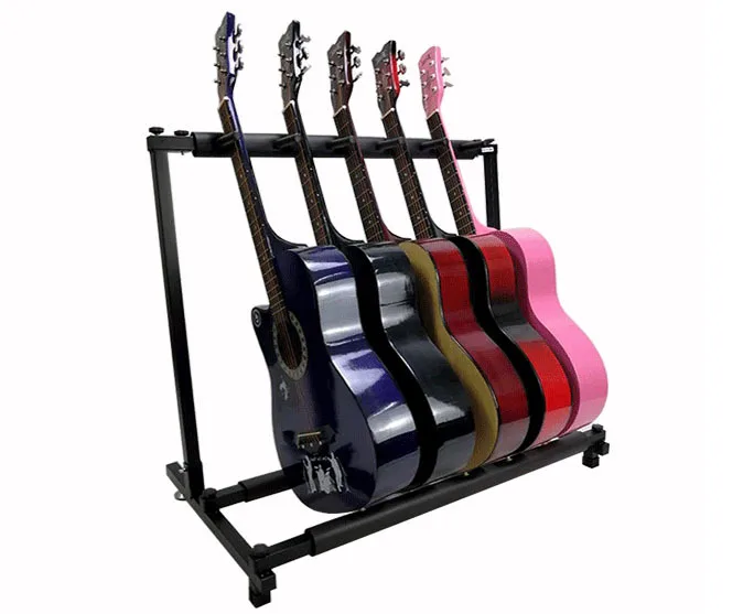 

Hooqu 5 Guitar Stands Folk Classical Guitar Stands Multiple Electric and Wood Guitar Stands Display Stands