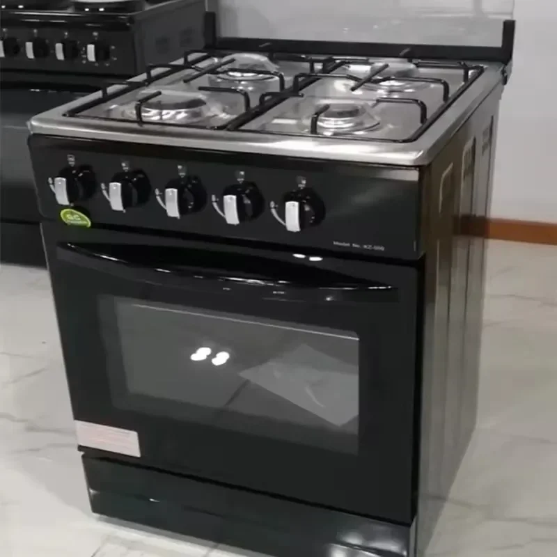 Gas Stove 4 Burners Kitchen Family Baking Cooking Appliances Gas Range Free Standing 50L Oven with Grill Four Burners Gas Stove