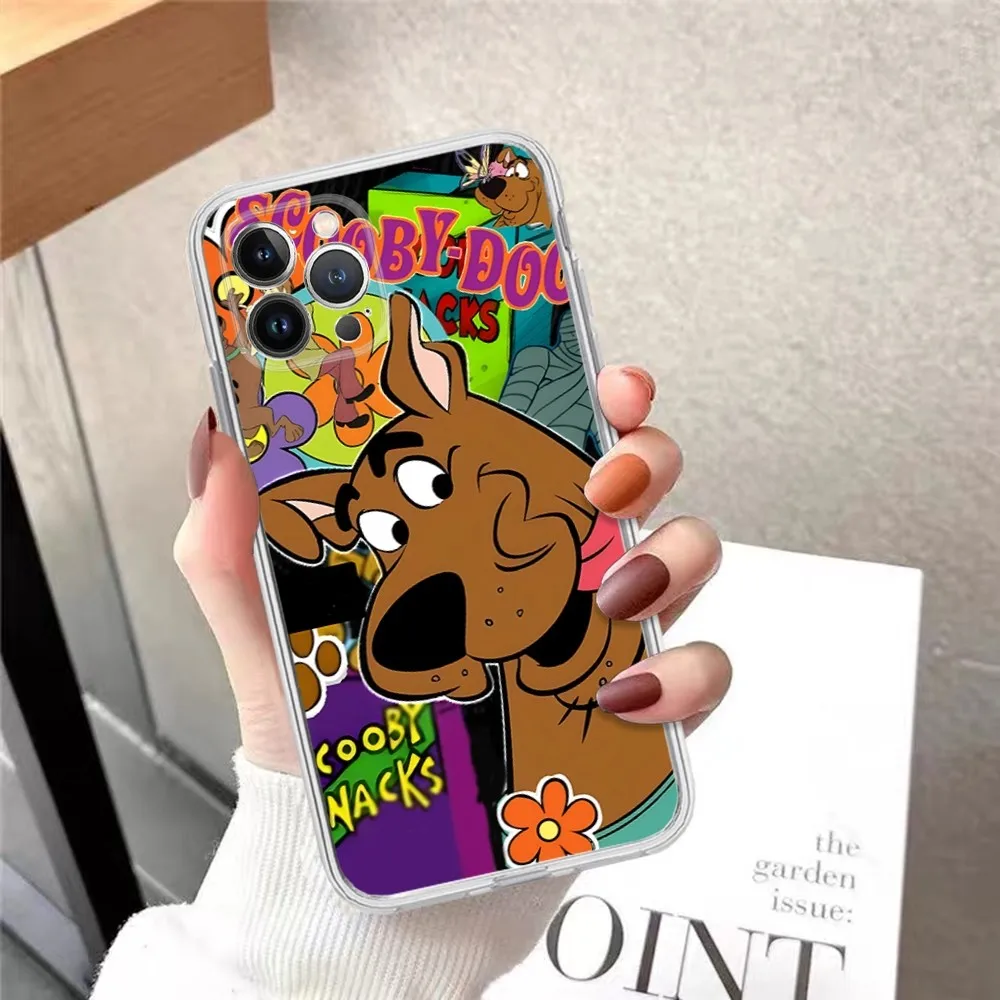 ANIME SSC-OOBY-DOOES CARTOON Phone Case Silicone Soft for iphone 15 14 13 12 11 Pro Mini XS MAX 8 7 6 Plus X XS XR Cover