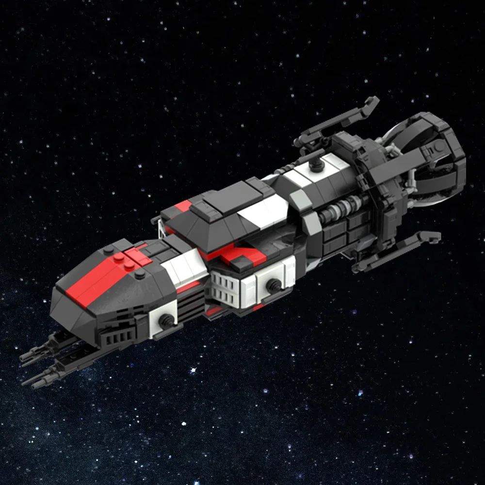 MOC-233717 로시난테 S4 블록 모델 더 익스팬스 미니 로시난테 S4 우주선 브릭 조립 장난감 어린이 생일 선물