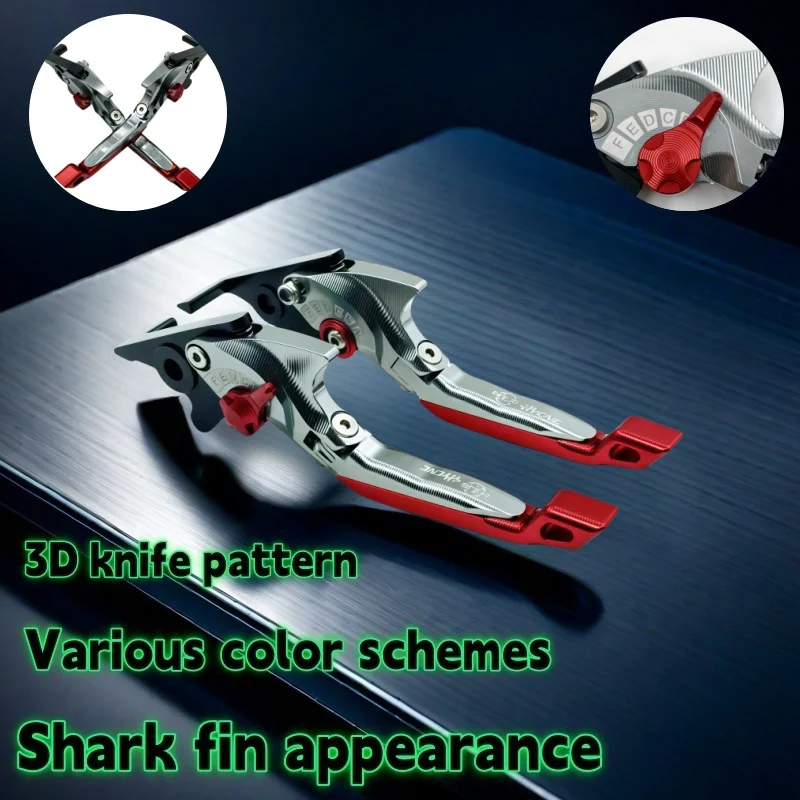 

For SUZUKI GSXR1000 2001-2004 GSX250R 2017-2021 Motorcycle Parts 3D Brake Lever Set Foldable Adjustable Handle Levers