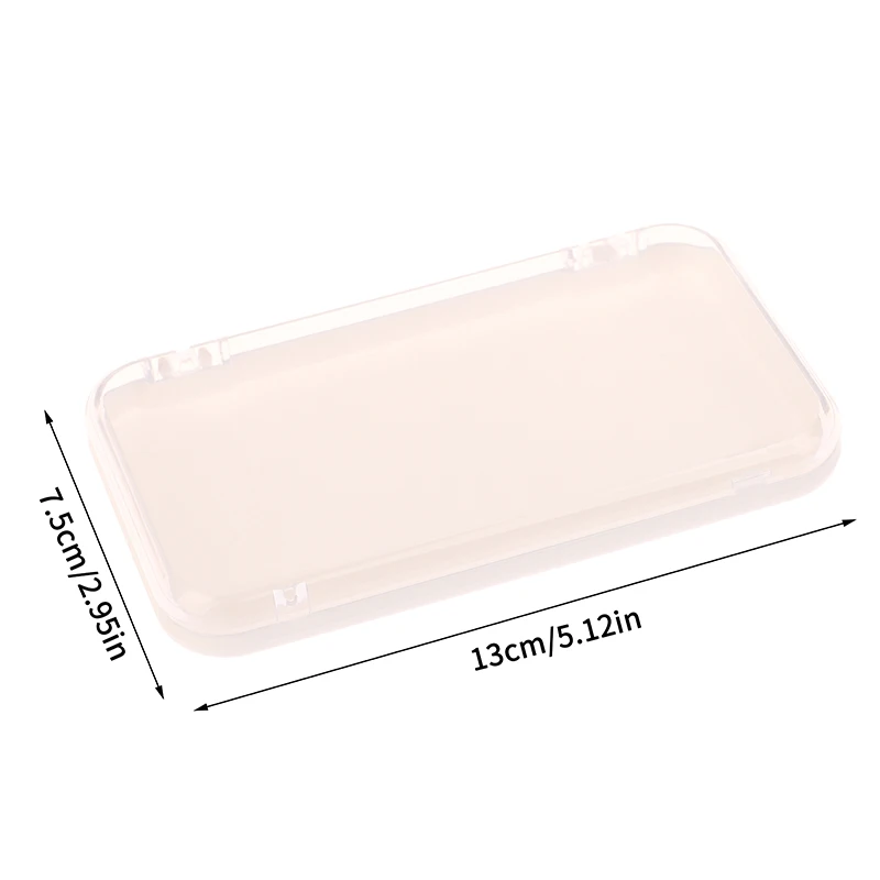 Plastic Clear Jewelry Box Press-on Nail Storage Case Rectangle Storage Box For False Nails Display And Salon Essentials With Lid