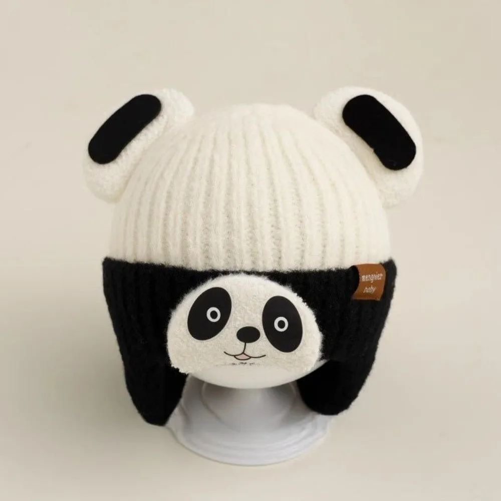 

Новая теплая пуловерная шапка, ветрозащитная, морозостойкая, защитная шапка для ушей, вязаная шапка 0-2 лет