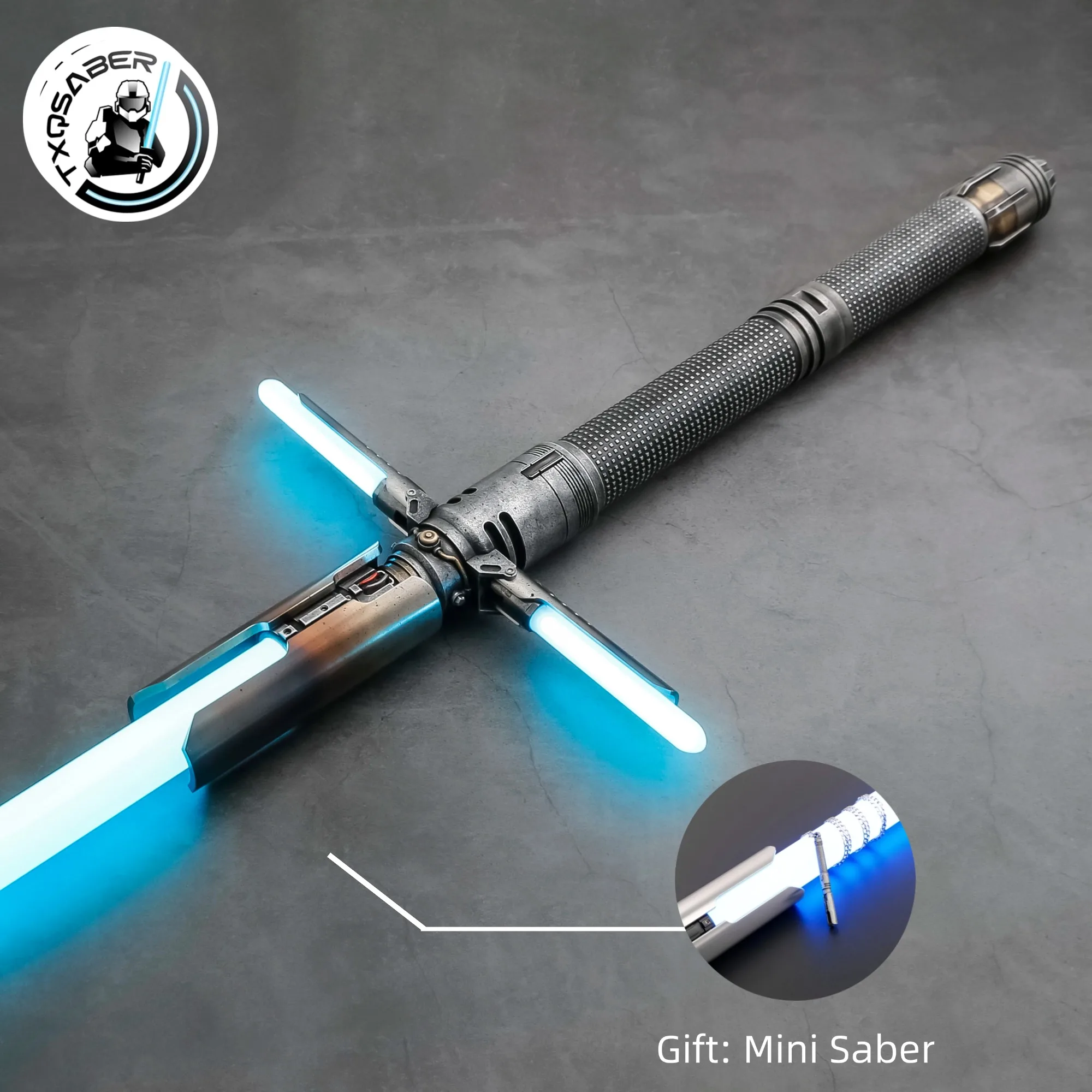TXQSABER Cal Kestis Lightsaber PROFFIE Combat Sword Cosplay Heavy Dueling Blaster Metal Cosplay Gift Luminous Kids toy