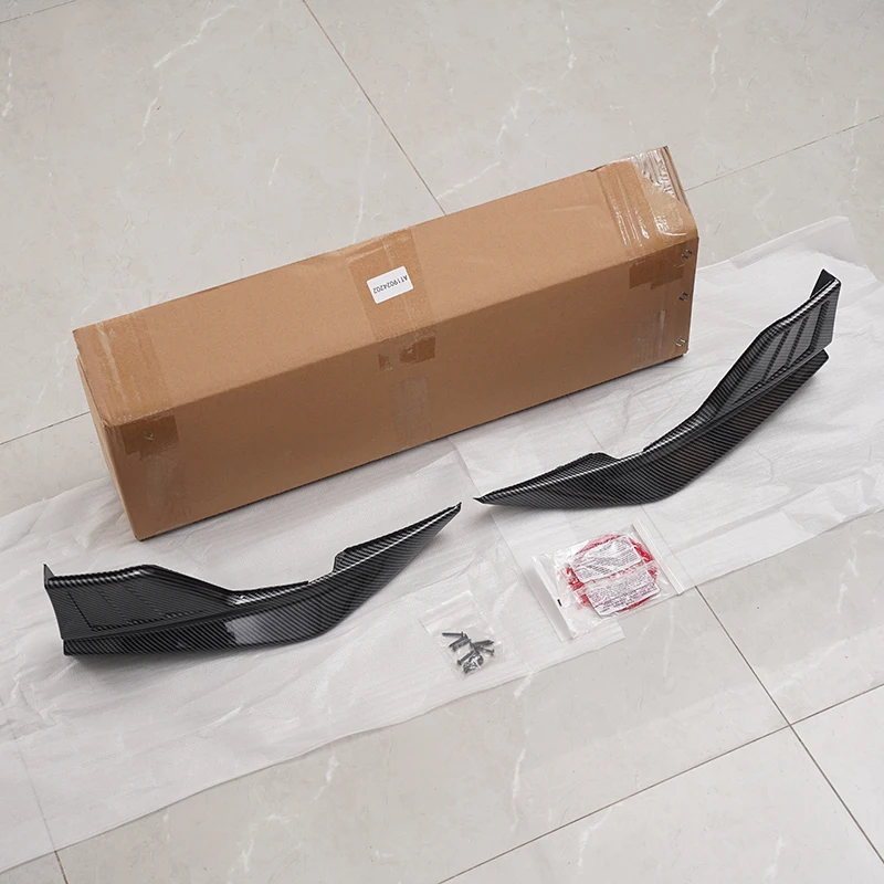 Car Rear Bumper Corner Apron Spat Lip Wrap Diffuser Fit For Toyota Corolla LE XLE SE XSE 2020 2021-2023