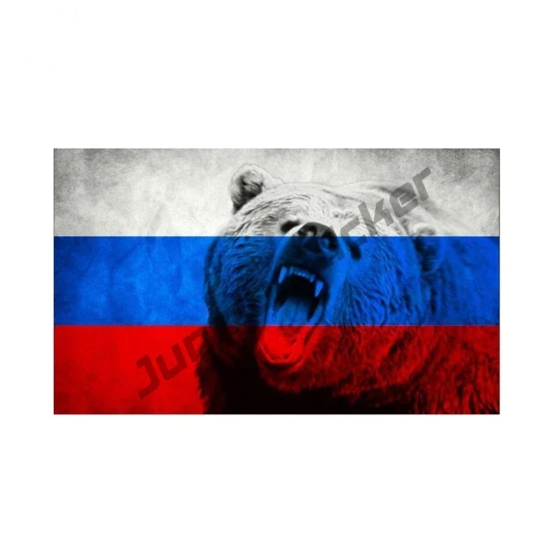 Personality Body Car Sticker Moto Russia Flag Decal Russia Country Code with Flag Car Sticker for Camper Cars Bumper Decor